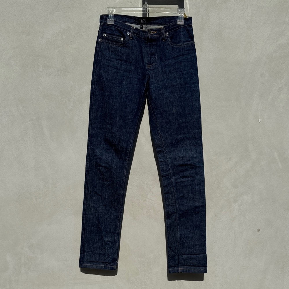 A.P.C. Men's Slim Straight Jeans - Dark Blue size 26